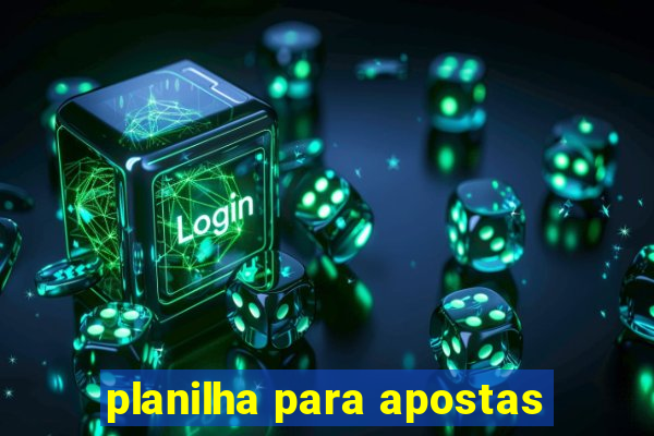 planilha para apostas